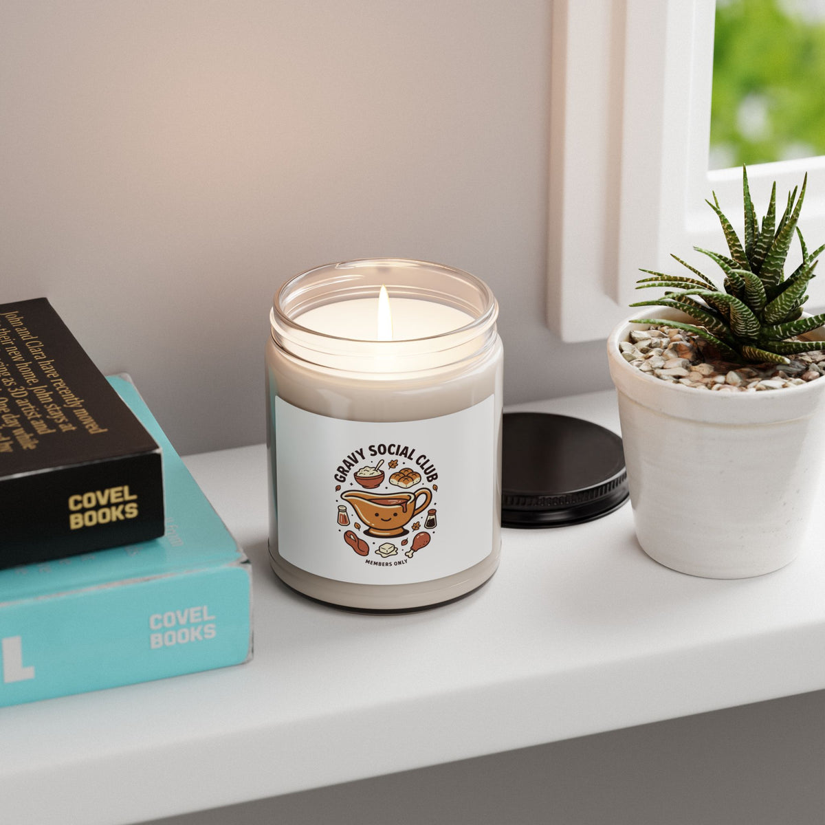 Gravy Social Club Candle | Thanksgiving Soy Candle, Pumpkin Pie & Harvest Scent
