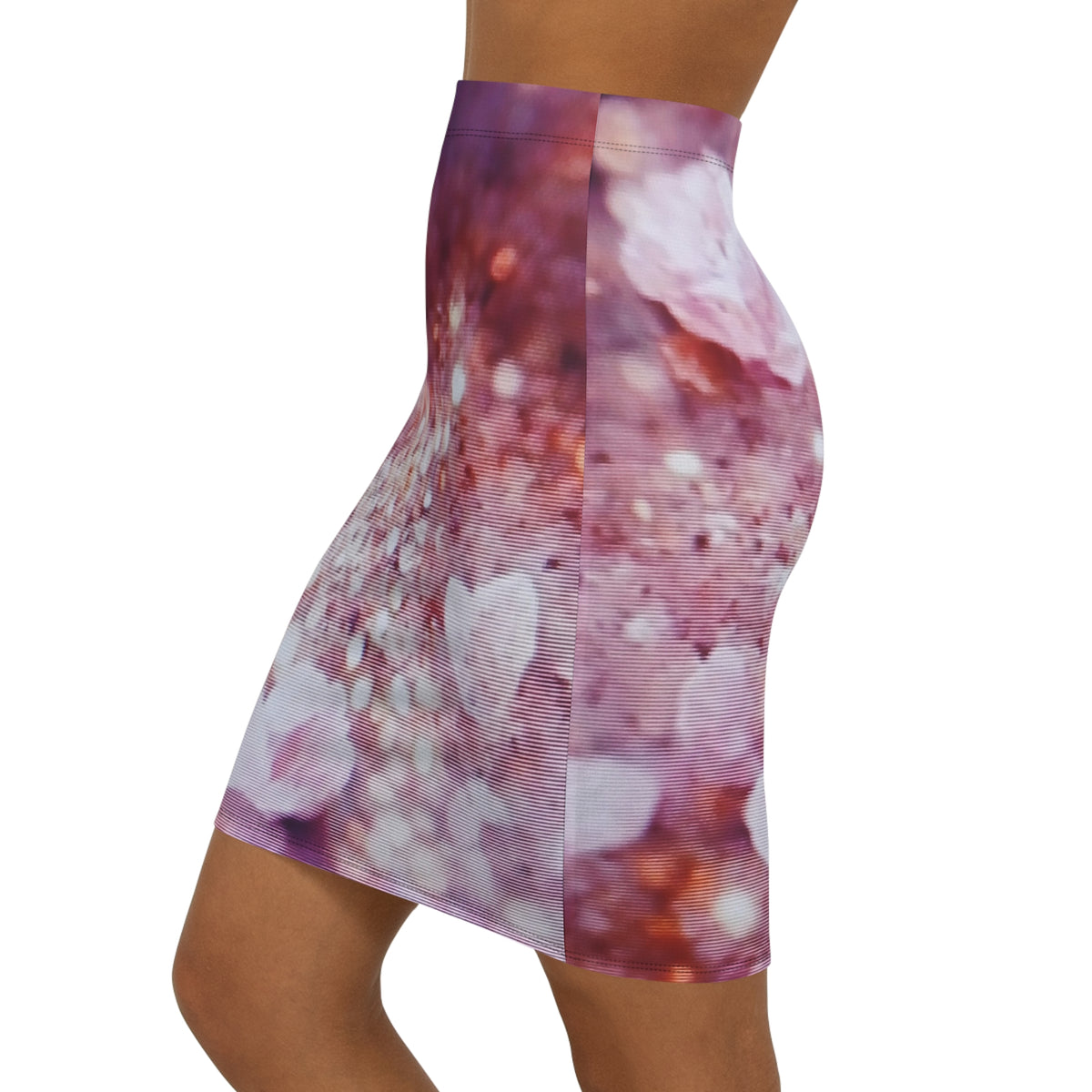 Women's Mid-Waist Pencil Skirt (AOP)