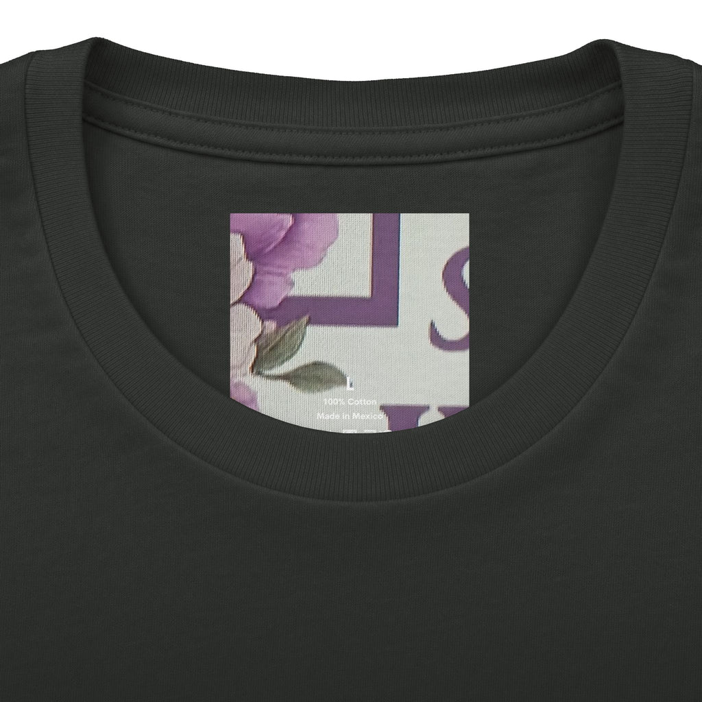 Christian Tee — "Blessed by God, Saved by Jesus, Filled by the Spirit" Floral Cross