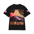 Sports Car Drift Tee — Red Smoke Road Graphic T-Shirt