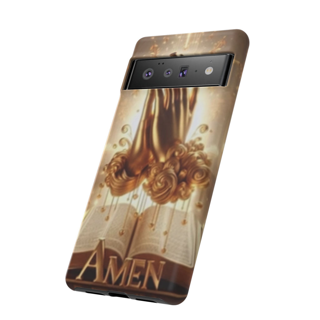 Prayer Hands 'Amen' Phone Case - Religious Christian iPhone Case