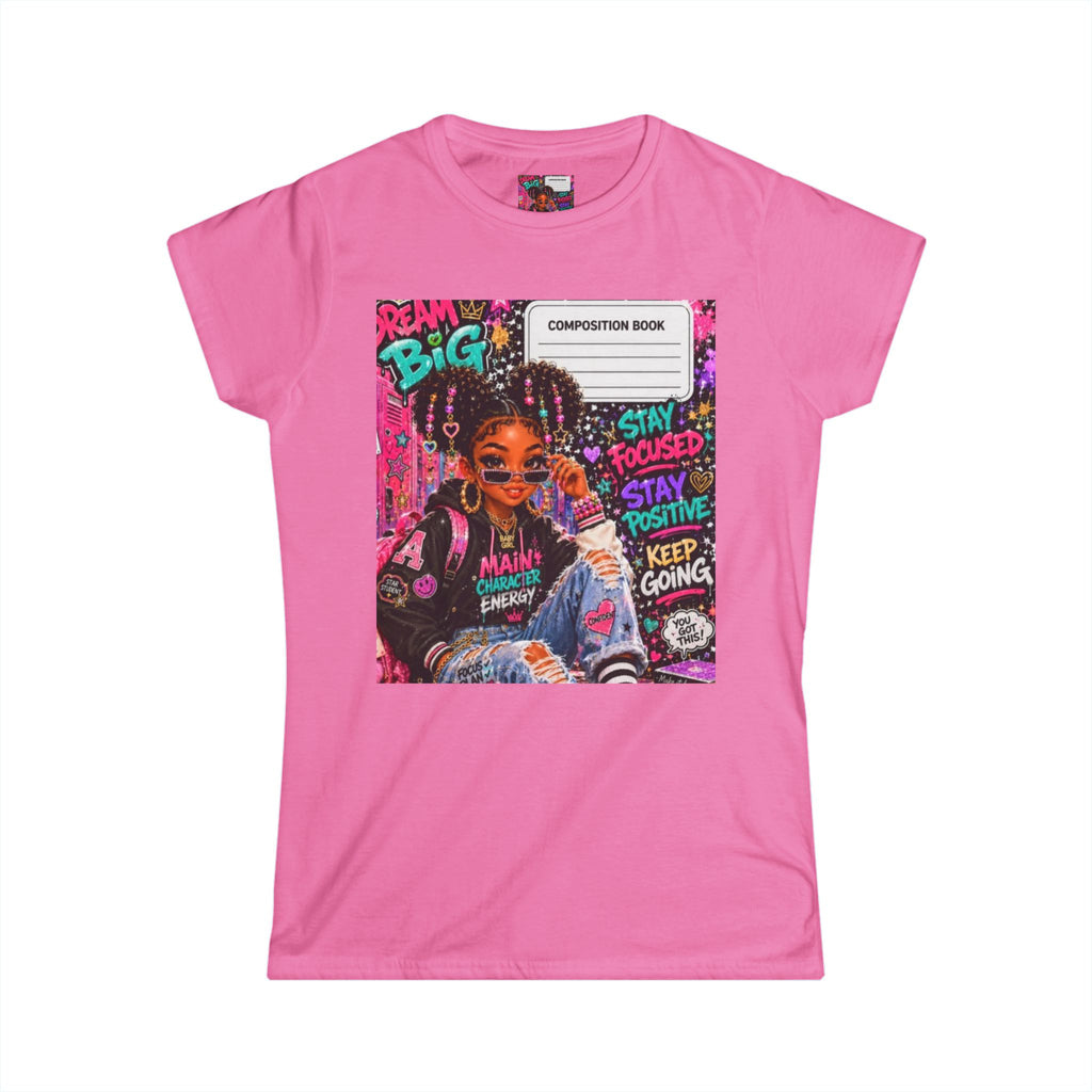 Women's Tee - Blank White Softstyle T‑Shirt (Everyday Casual Staple)