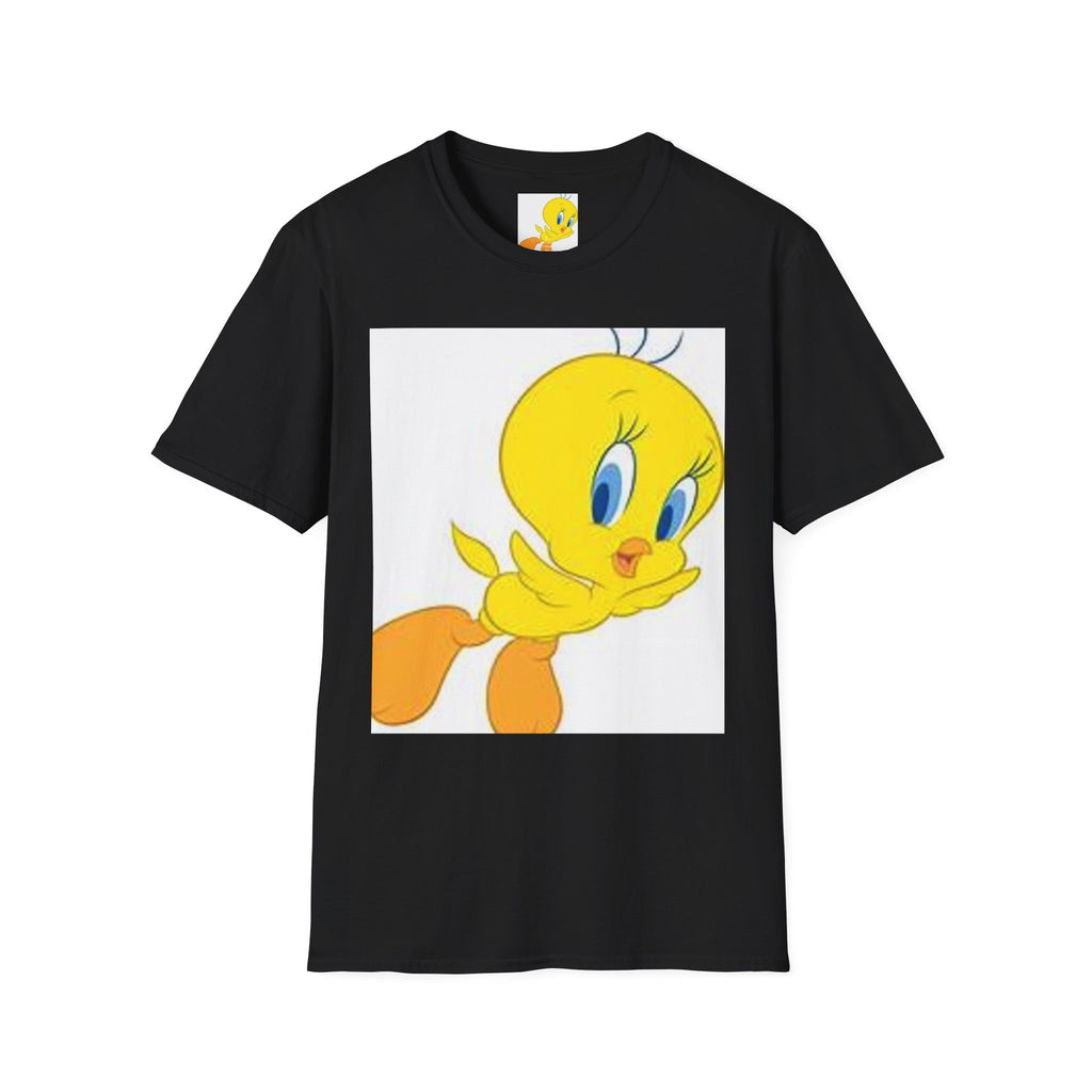 Cartoon Yellow Bird T-Shirt — Cute Tweety Graphic Tee