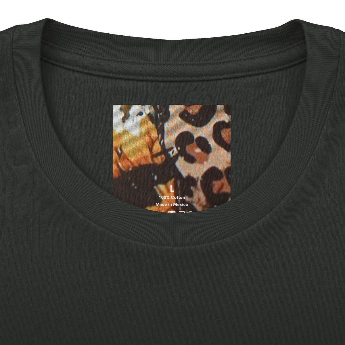 Christian Leopard Mug Graphic Tee — "Jesus Fills My Cup" Sunflower T-Shirt
