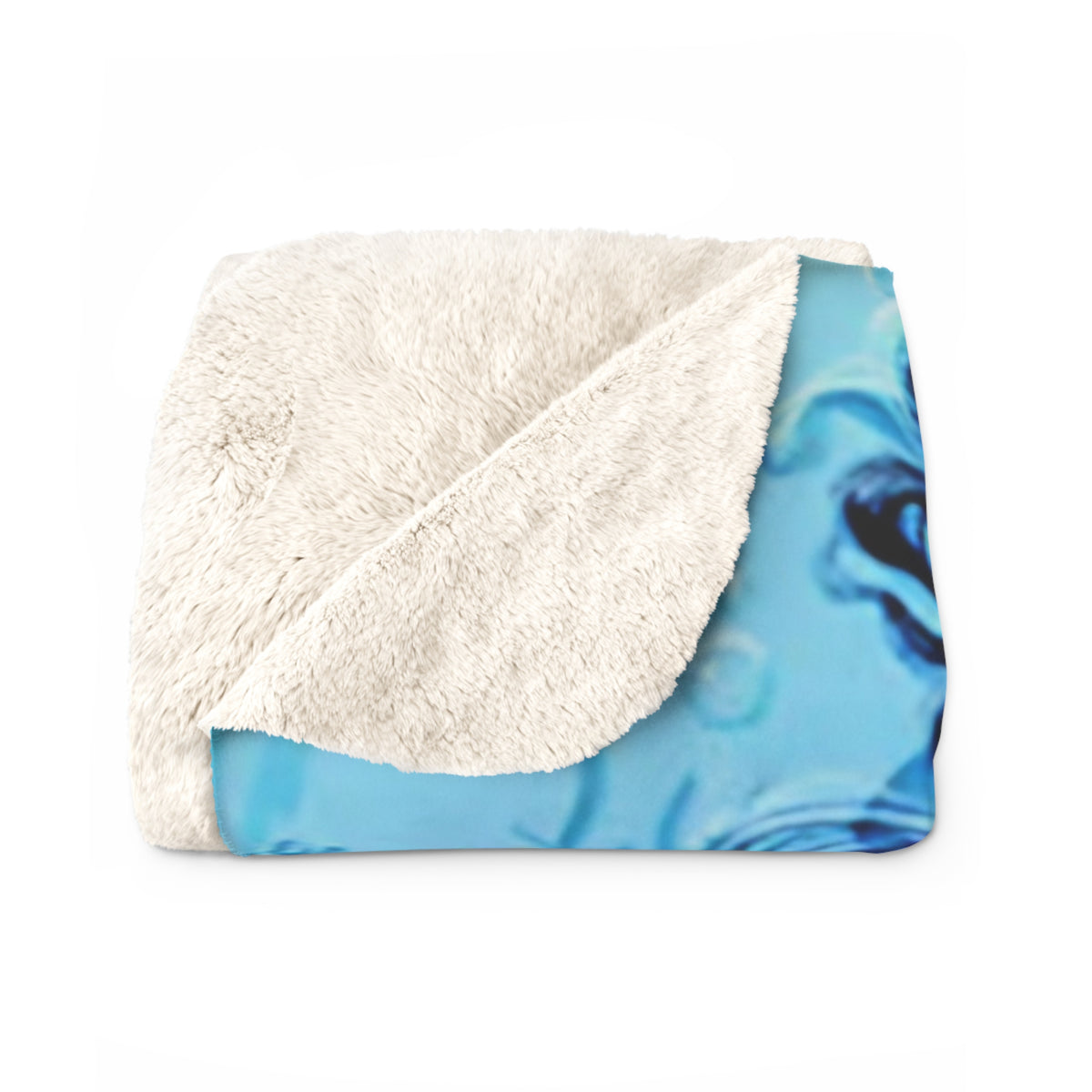 Mermaid Sherpa Fleece Blanket — Plush Ocean Fantasy Throw for Kids & Sea Lovers