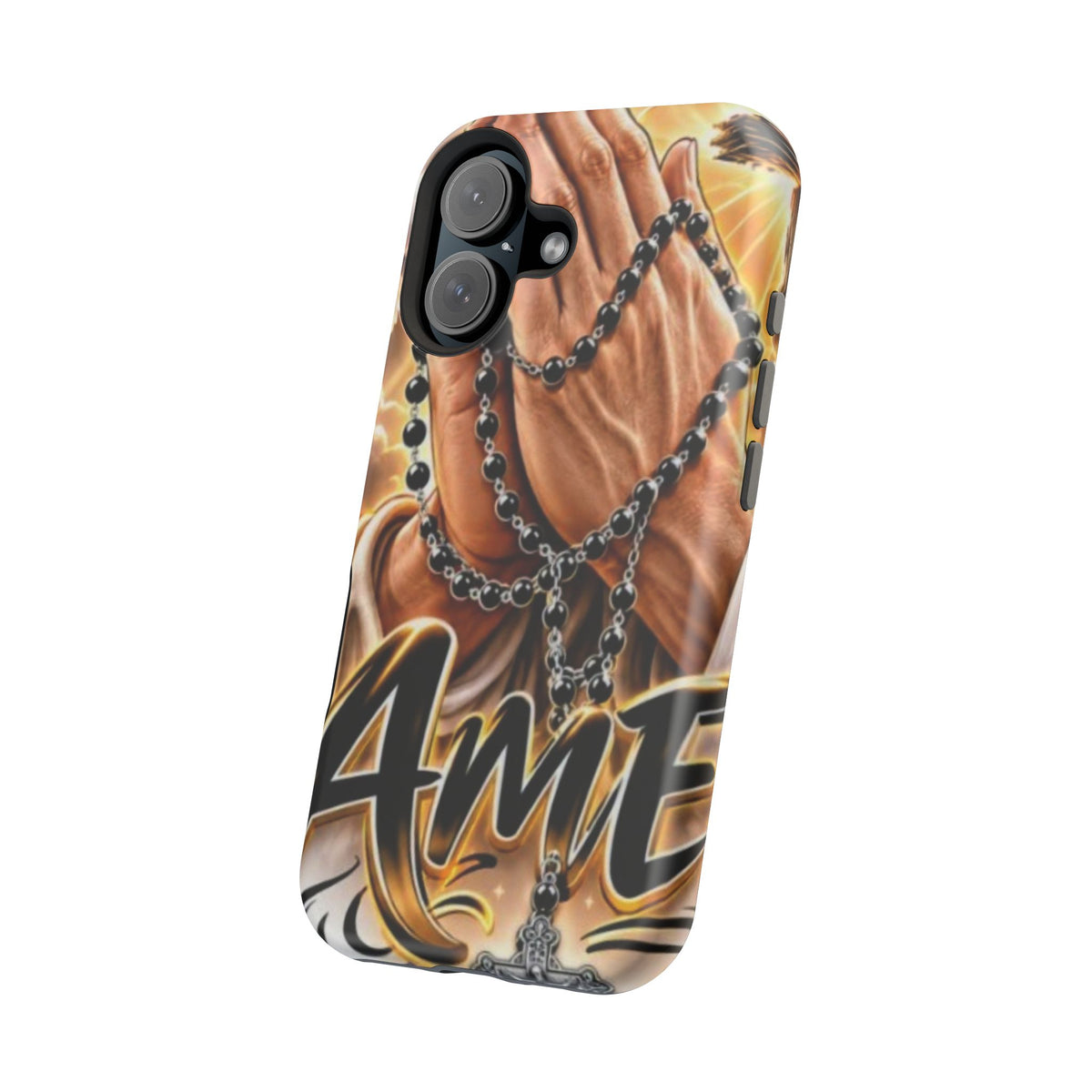 Praying Hands Rosary Magnetic Impact Phone Case