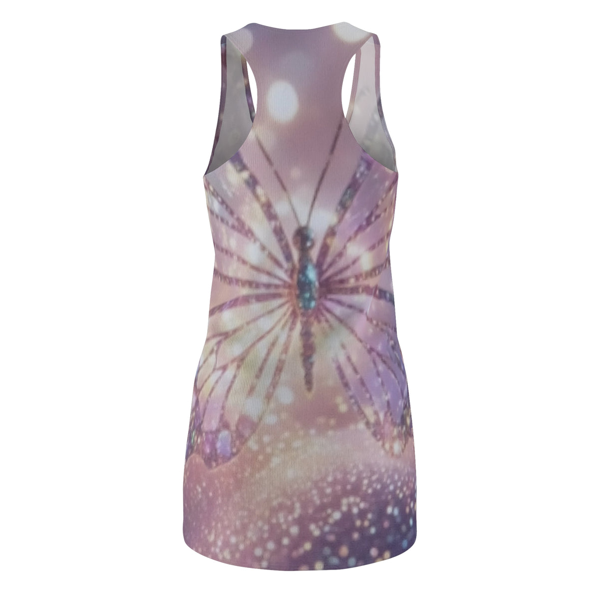 Butterfly Dream Racerback Dress – Pastel Fairycore AOP