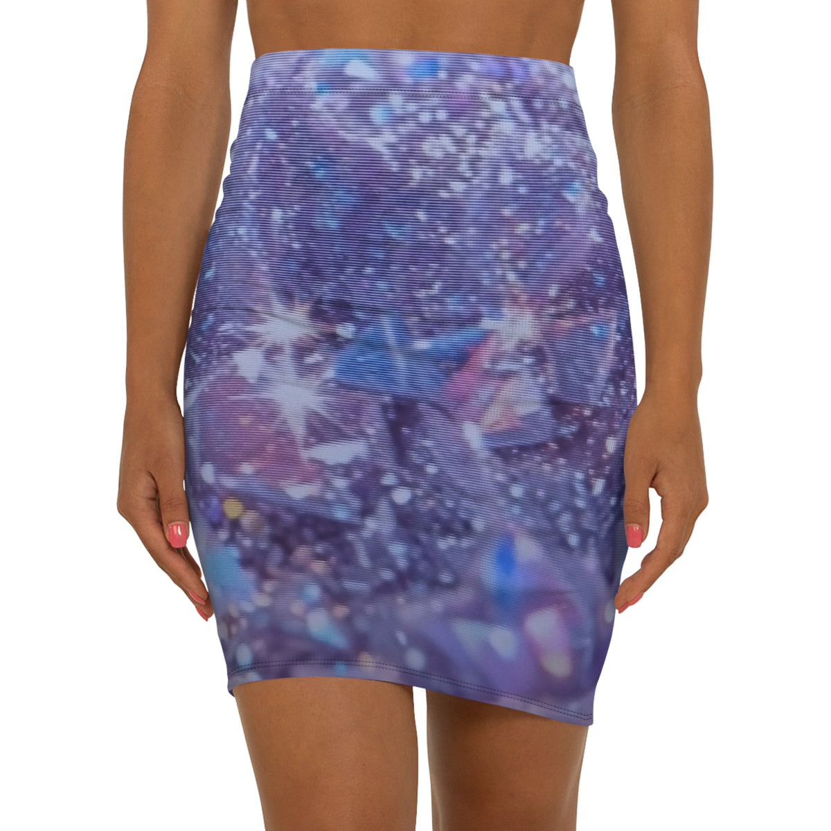 Women's Mid-Waist Pencil Skirt (AOP)