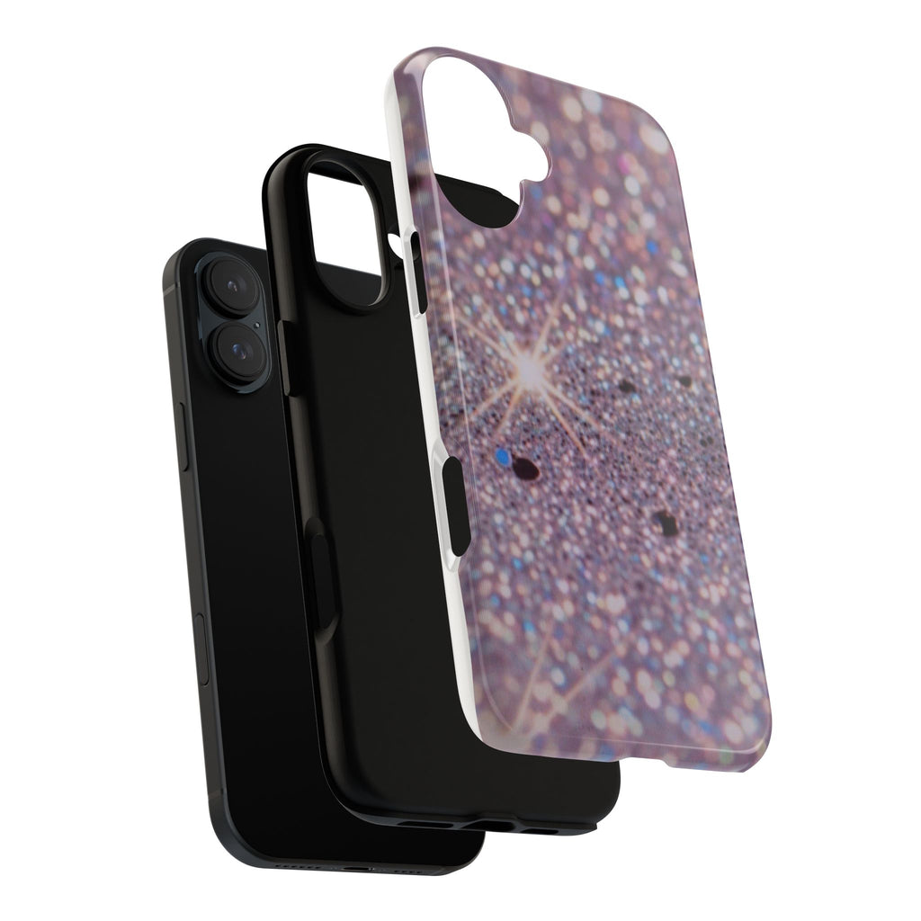 Sparkling Pink Glitter Tough Phone Case