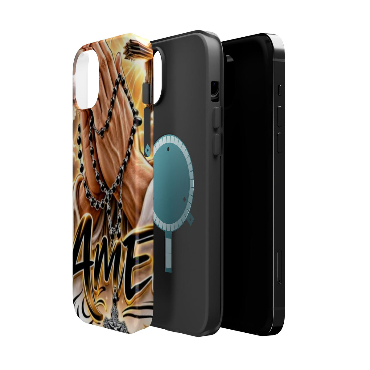 Praying Hands Rosary Magnetic Impact Phone Case