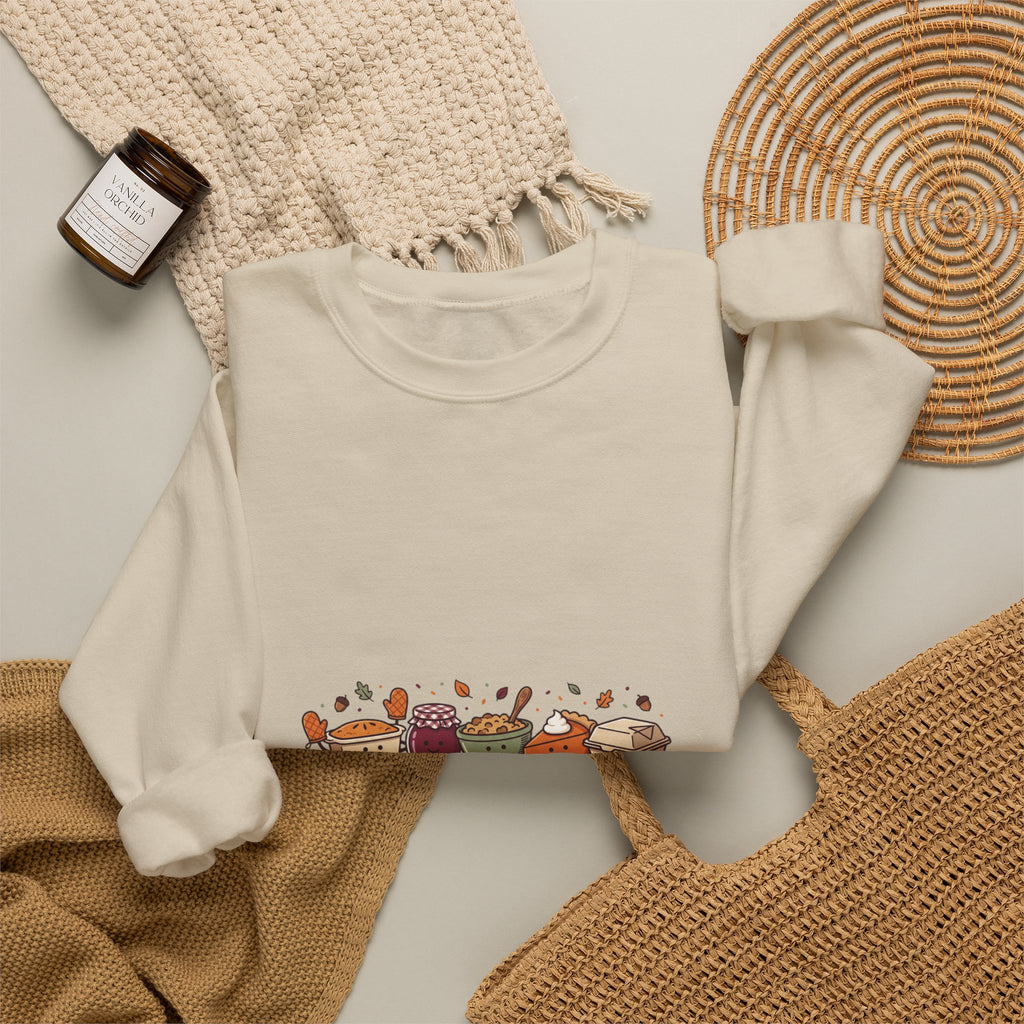 Friendsgiving Crew Sweatshirt | Thanksgiving Turkey Pumpkin Pie Fall Foliage