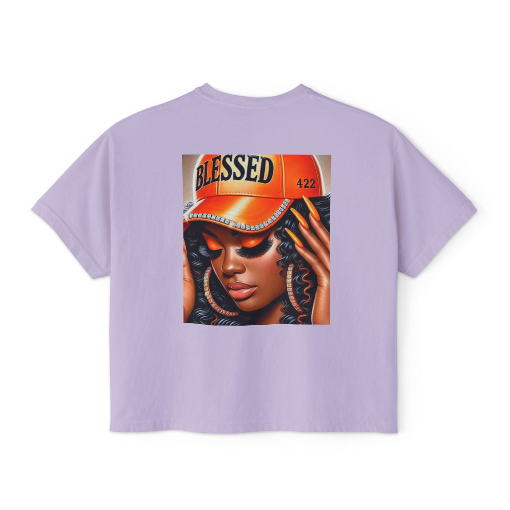 Blessed 422 Boxy Tee – Women’s Graphic Crop Shirt