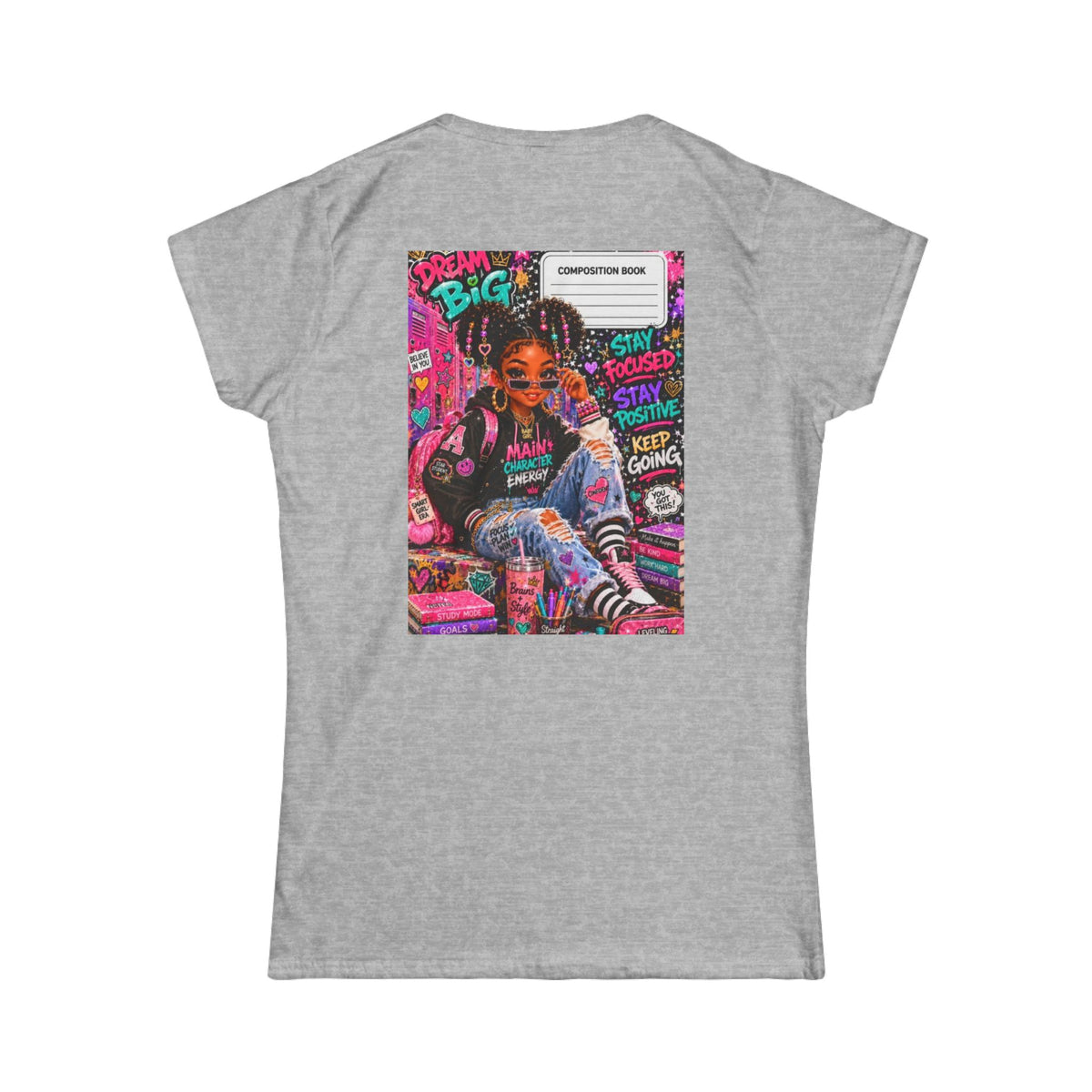 Women's Tee - Blank White Softstyle T‑Shirt (Everyday Casual Staple)