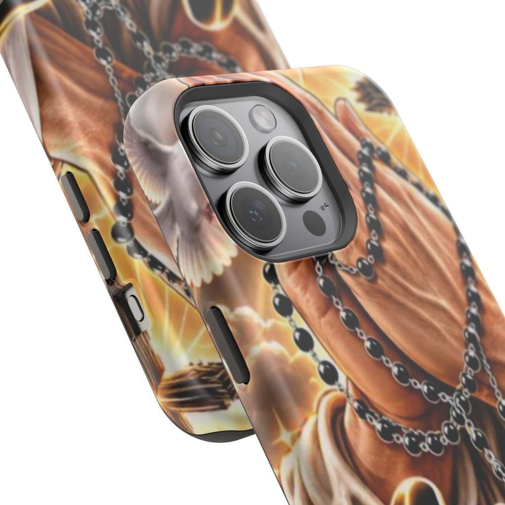 Praying Hands Rosary Magnetic Impact Phone Case