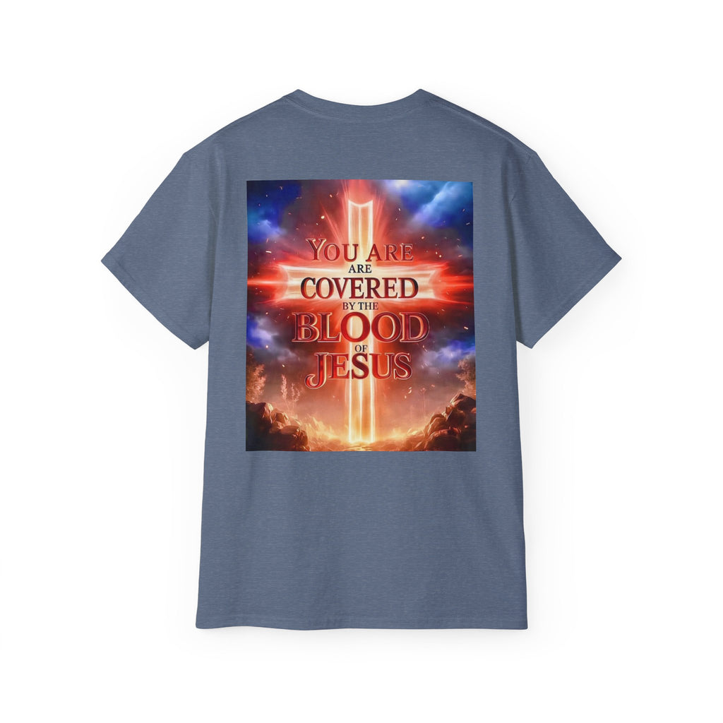 Christian T-Shirt — "You Are Covered by the Blood of Jesus" Gospel Tee