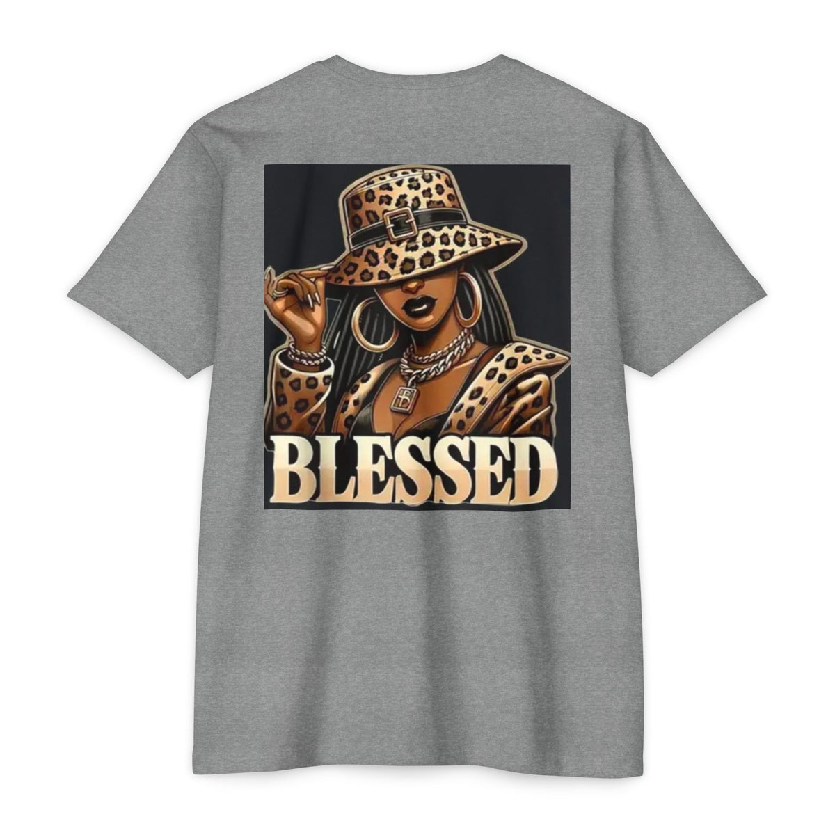 Blessed Leopard Hat T-Shirt