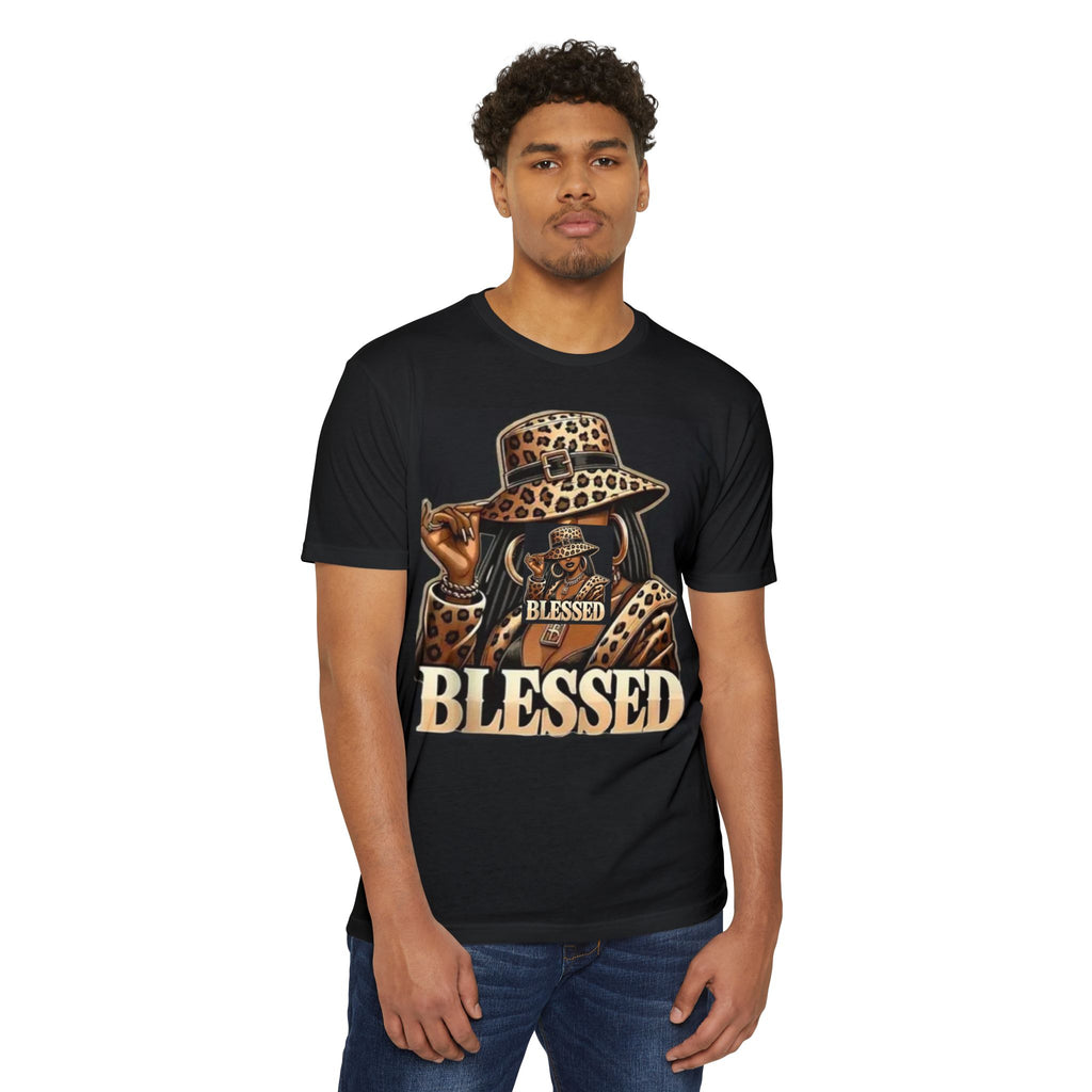 Blessed Leopard Hat T-Shirt
