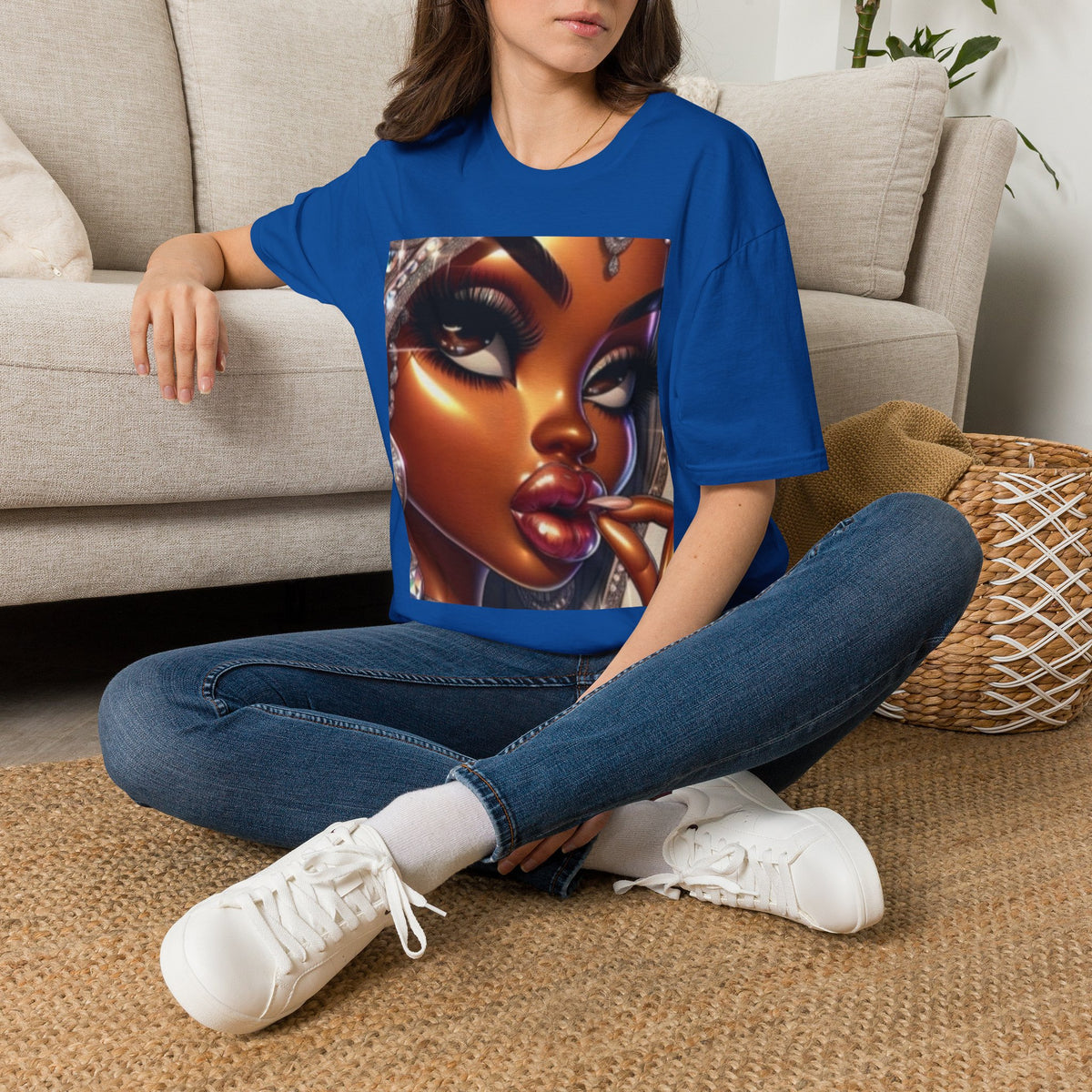 Afro Glam Portrait T-Shirt