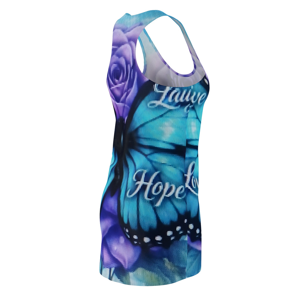 Women's Cut & Sew Racerback Dress (AOP)