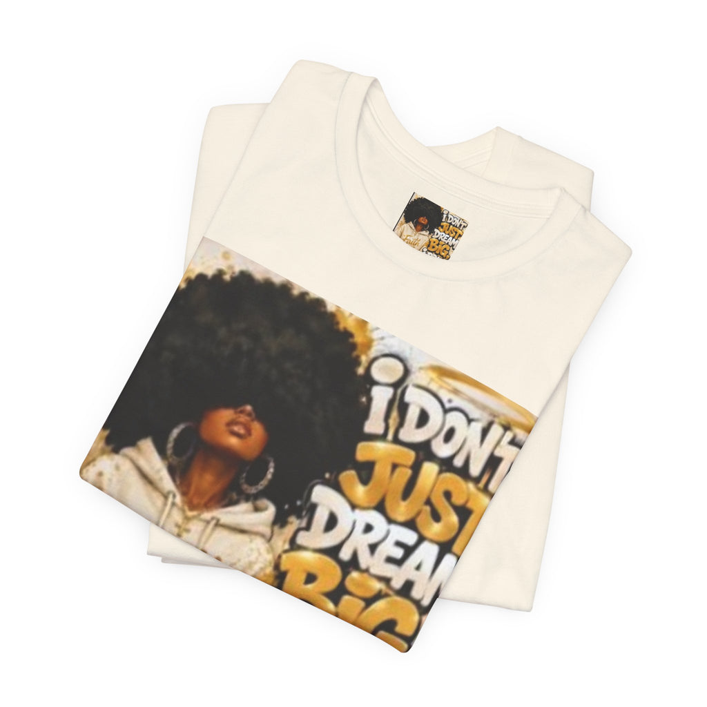 Faith Hoodie Tee — "I Don’t Just Dream Big, I Pray Bigger" Inspirational Graphic T-Shirt