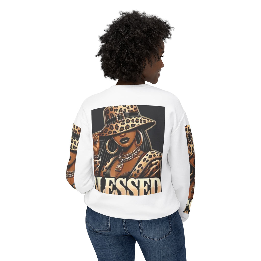 Blessed Leopard Femme Crewneck Sweatshirt