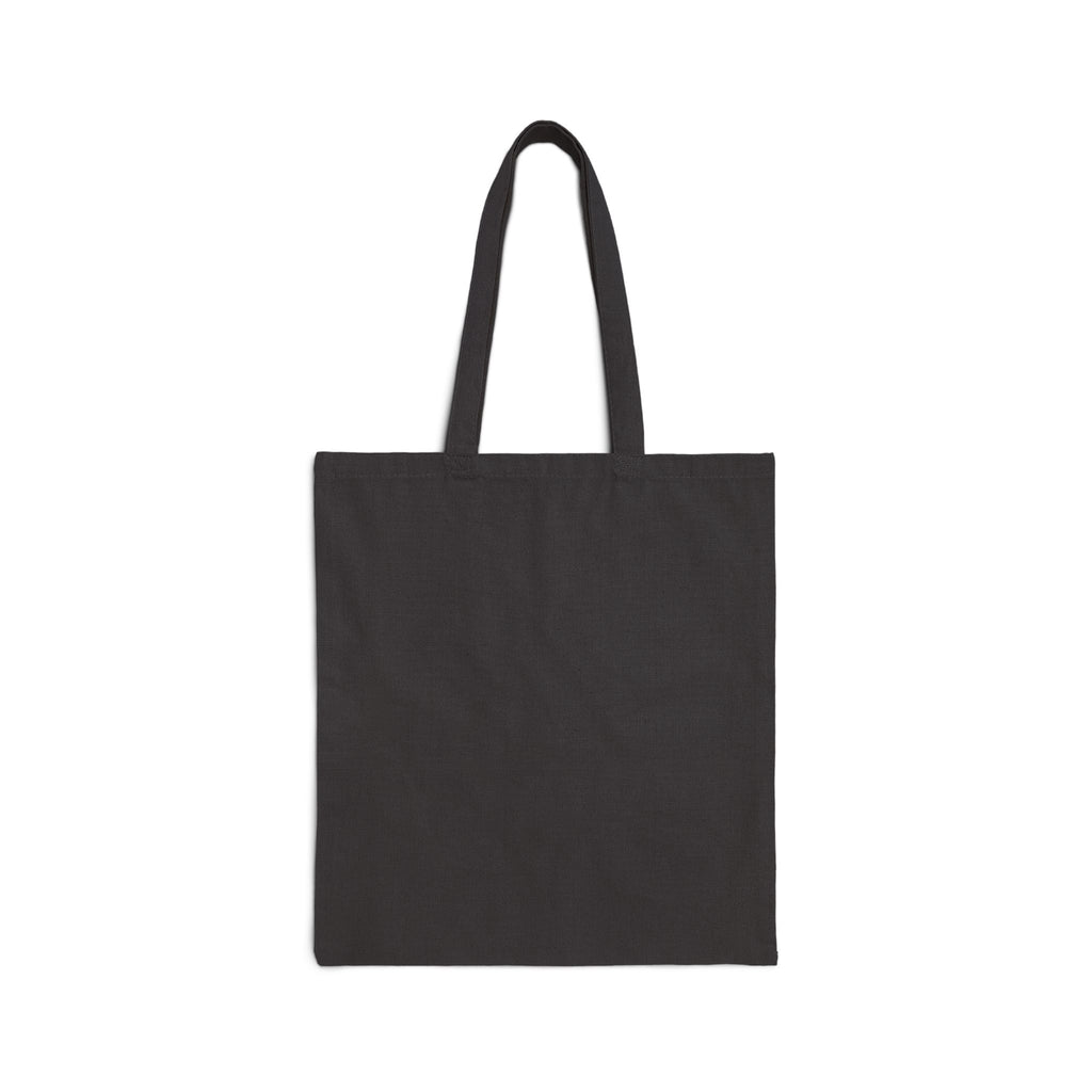 Momster Halloween Tote | Cotton Canvas bag, purple orange spooky lettering