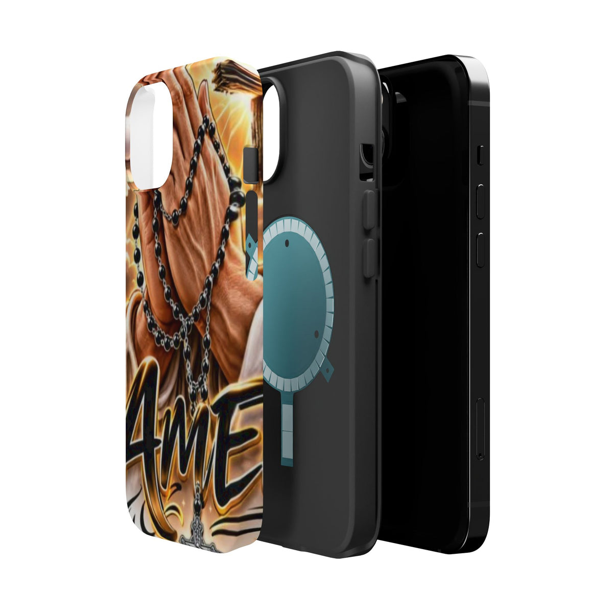 Praying Hands Rosary Magnetic Impact Phone Case