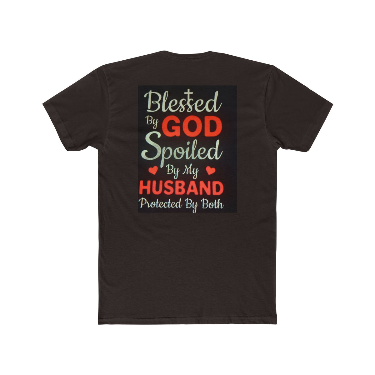 Blessed By God Spoiled By My Husband T-Shirt — Christian Wife Gift