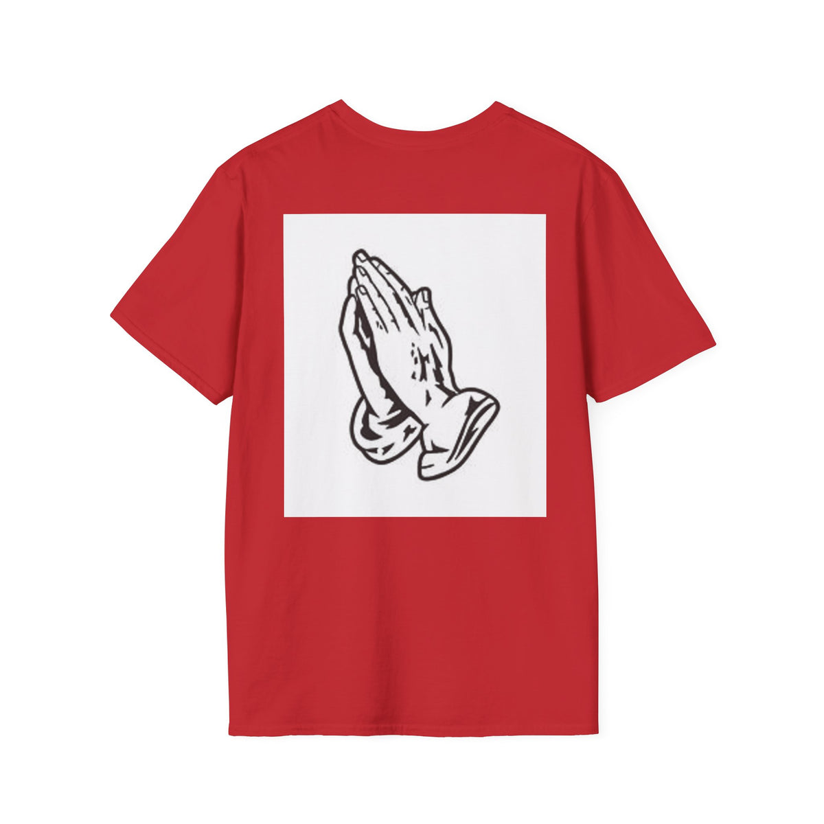 Praying Hands T-Shirt — Vintage Prayer Graphic Tee for Faith & Spiritual Style
