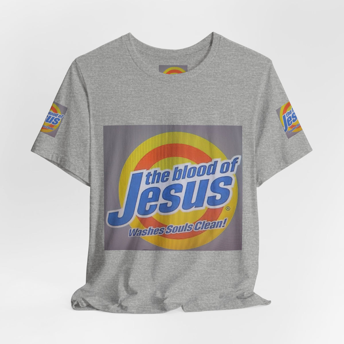 Christian T-Shirt - "The Blood of Jesus Washes Souls Clean" Graphic Tee