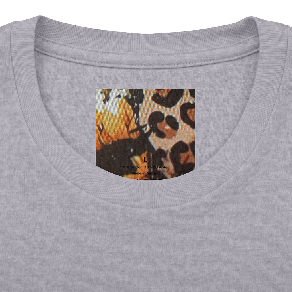 Christian Leopard Mug Graphic Tee — "Jesus Fills My Cup" Sunflower T-Shirt