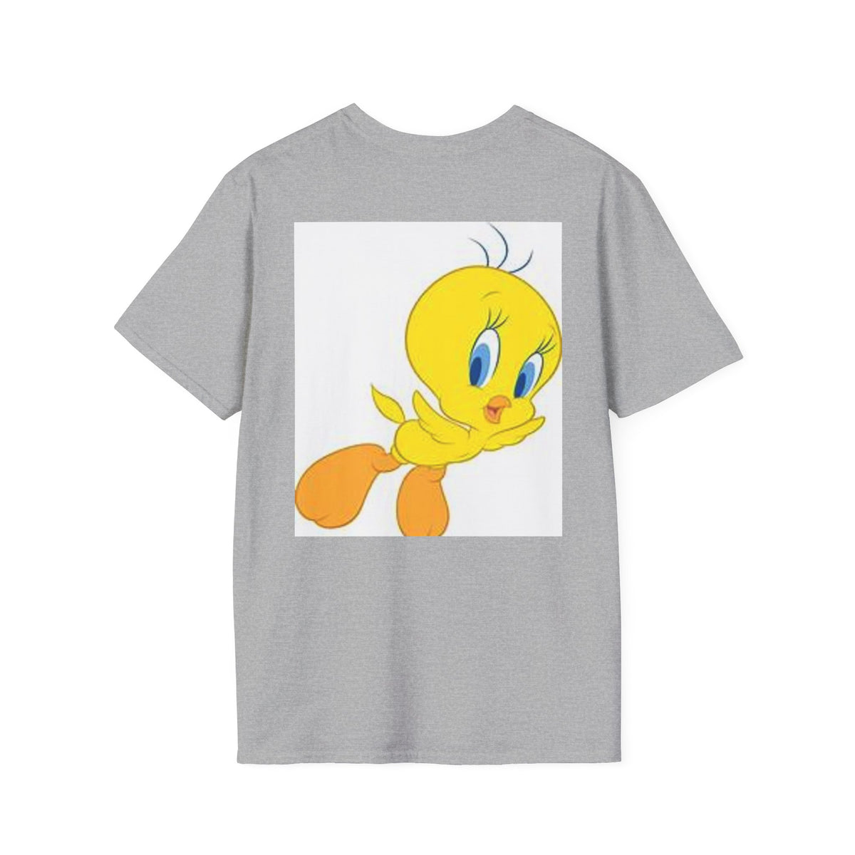 Cartoon Yellow Bird T-Shirt — Cute Tweety Graphic Tee