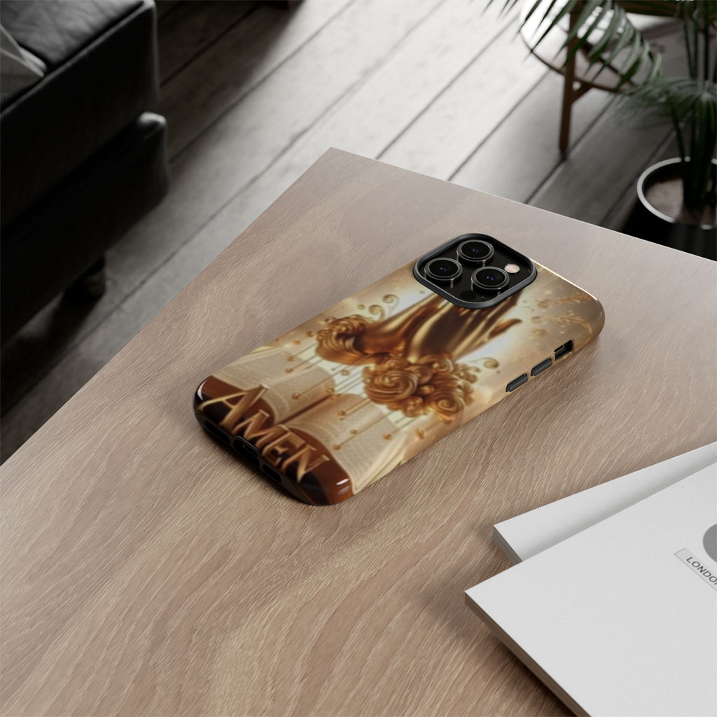 Prayer Hands 'Amen' Phone Case - Religious Christian iPhone Case