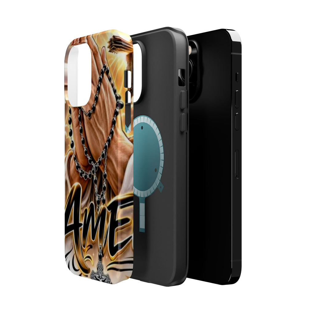 Praying Hands Rosary Magnetic Impact Phone Case