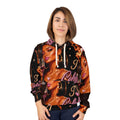 Celebrate Me Hoodie — Glamorous Wine Glass All-Over Print Pullover
