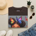 Butterfly Crown T‑Shirt — Cute Little Girl Illustration Tee