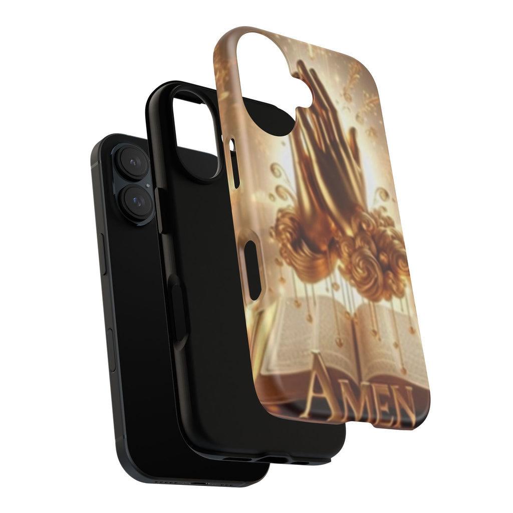Prayer Hands 'Amen' Phone Case - Religious Christian iPhone Case