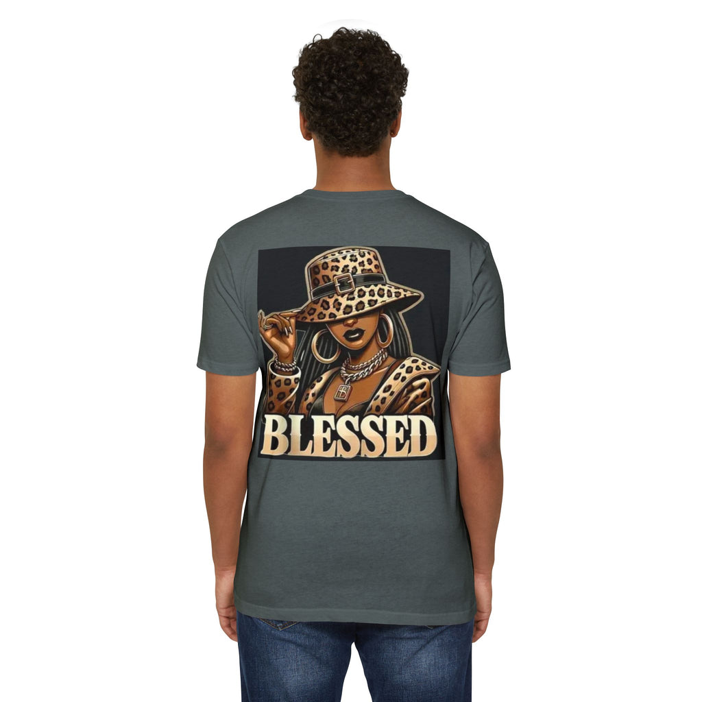 Blessed Leopard Hat T-Shirt