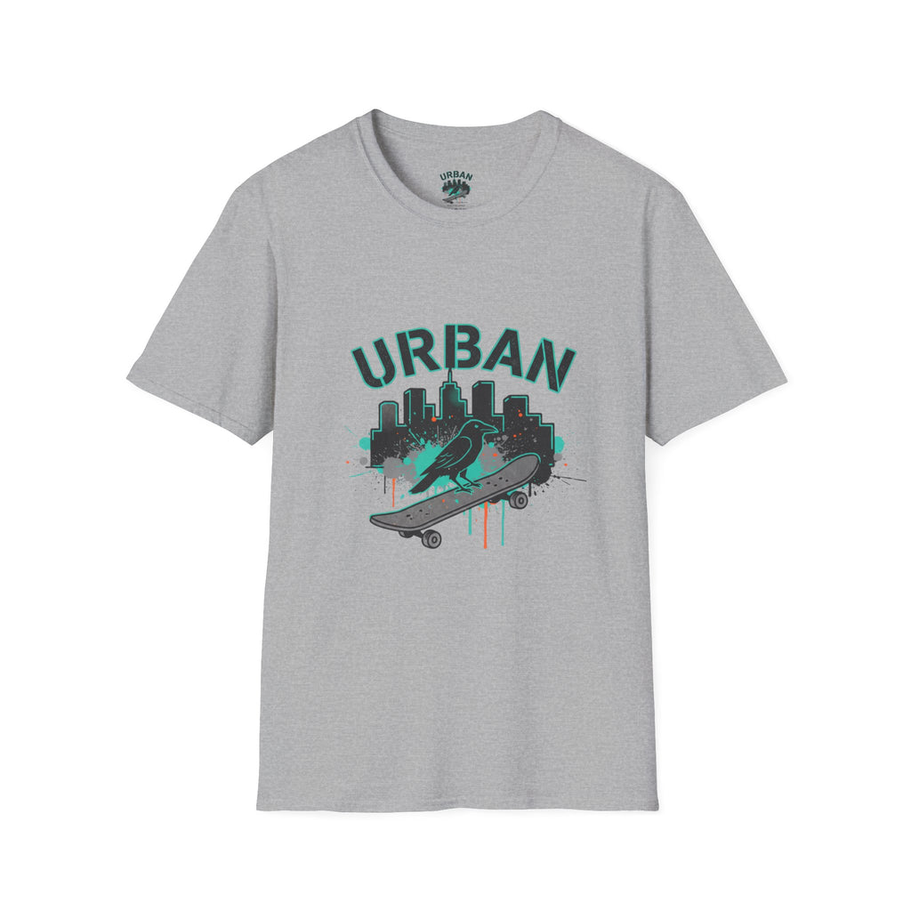Urban Skateboard T-Shirt — City Skyline Skate Crew Tee