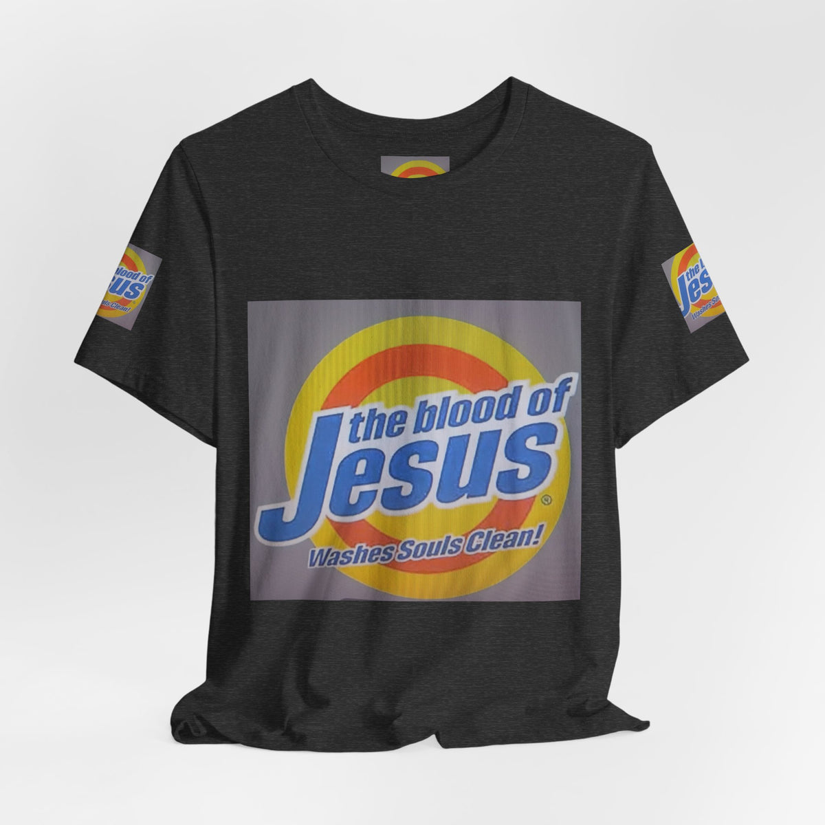 Christian T-Shirt - "The Blood of Jesus Washes Souls Clean" Graphic Tee