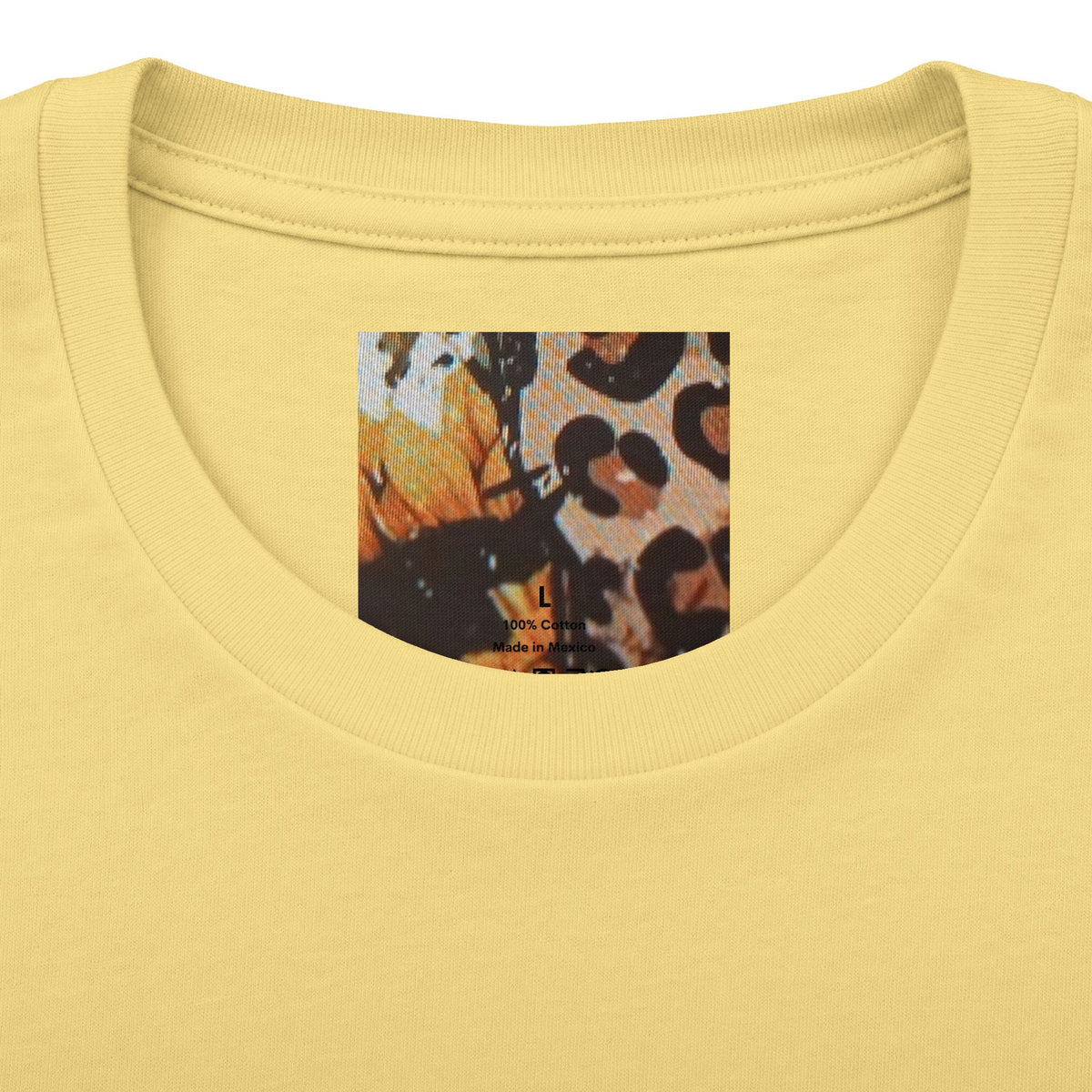 Christian Leopard Mug Graphic Tee — "Jesus Fills My Cup" Sunflower T-Shirt