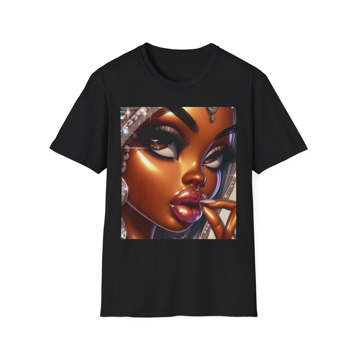 Afro Glam Portrait T-Shirt