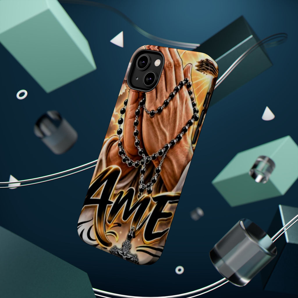 Praying Hands Rosary Magnetic Impact Phone Case