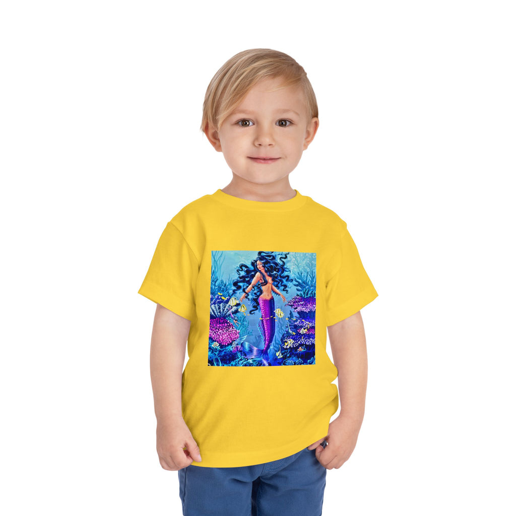 Mermaid Toddler Tee — Colorful Underwater Ocean Playtop