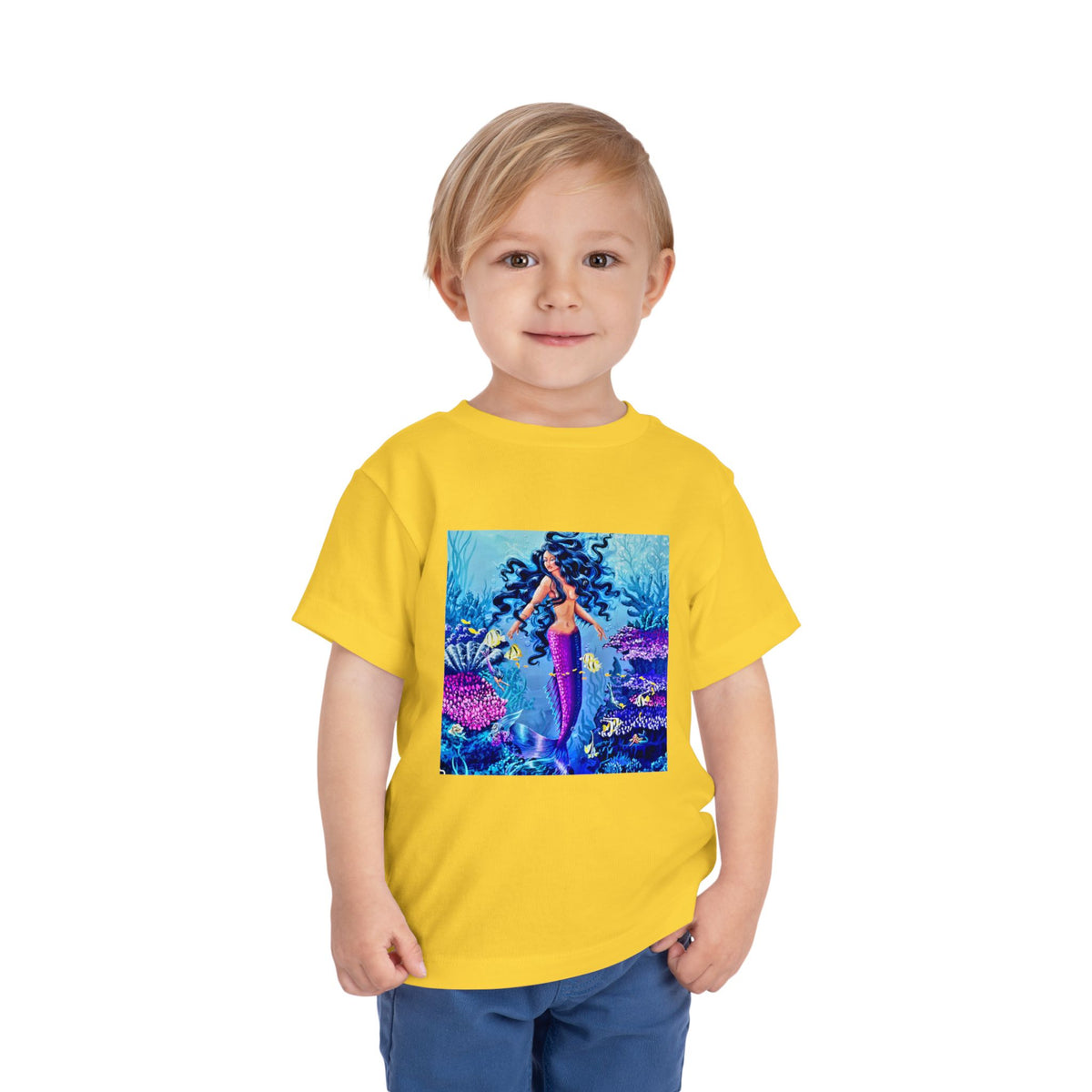 Mermaid Toddler Tee — Colorful Underwater Ocean Playtop