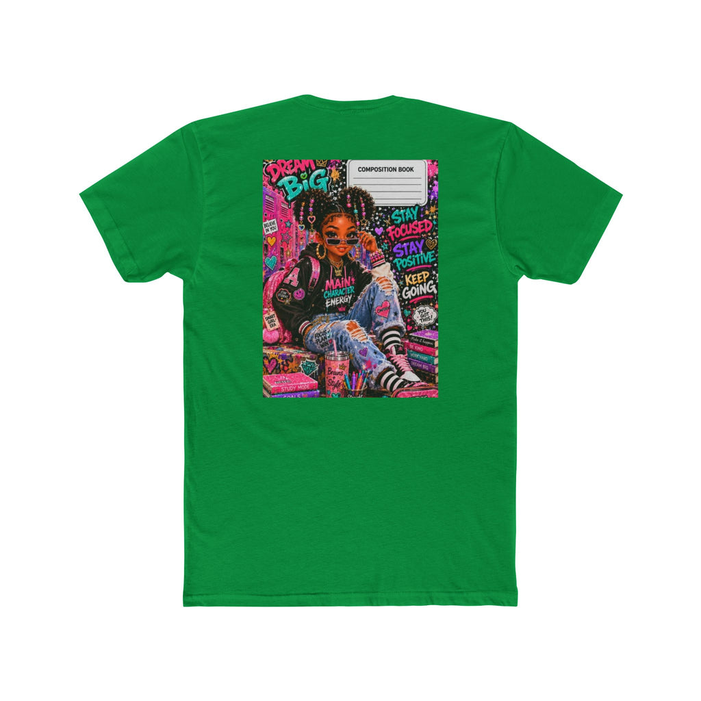 Dream Big Graphic Tee — Motivational Girl Street Art T-Shirt