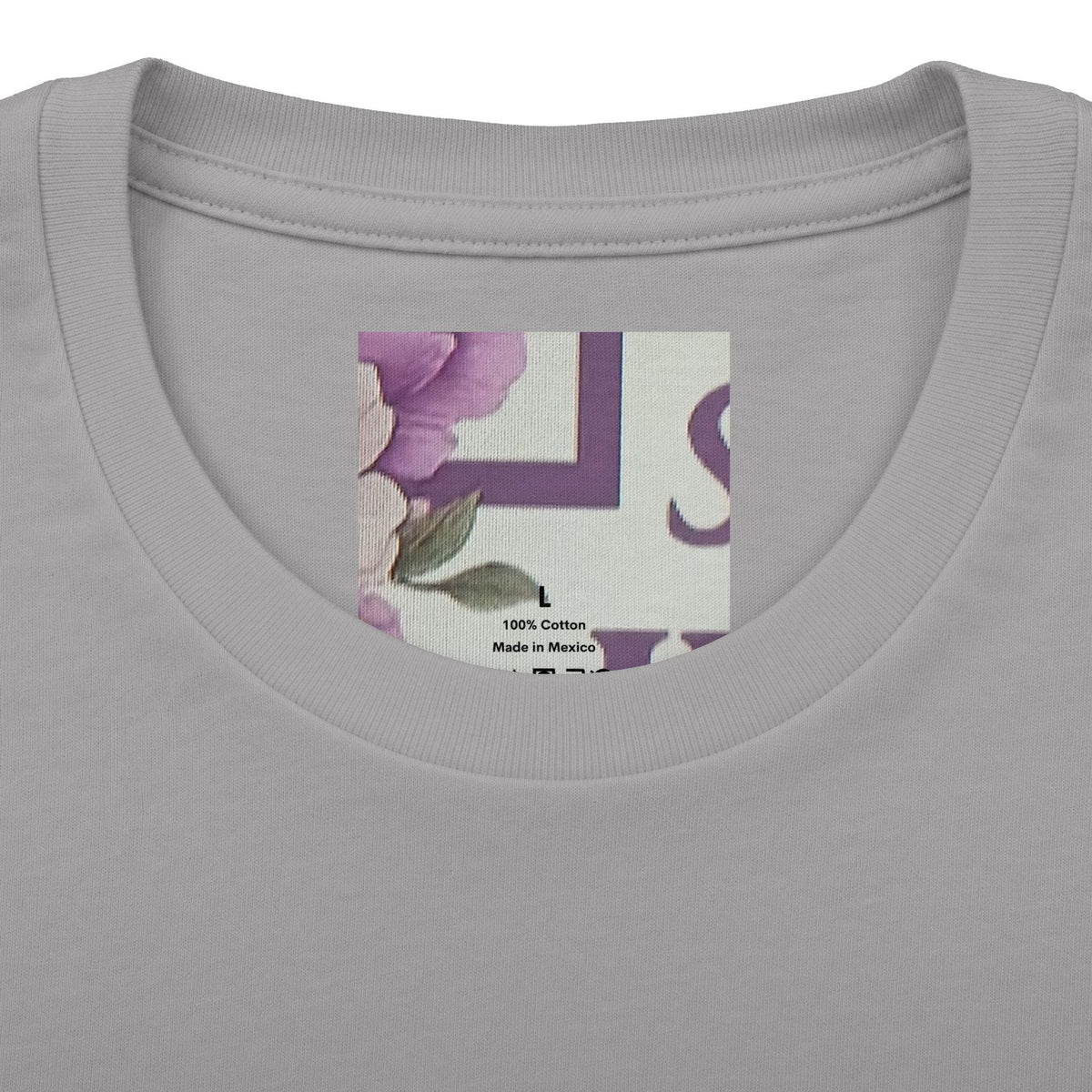 Christian Tee — "Blessed by God, Saved by Jesus, Filled by the Spirit" Floral Cross