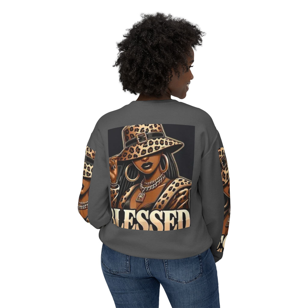 Blessed Leopard Femme Crewneck Sweatshirt