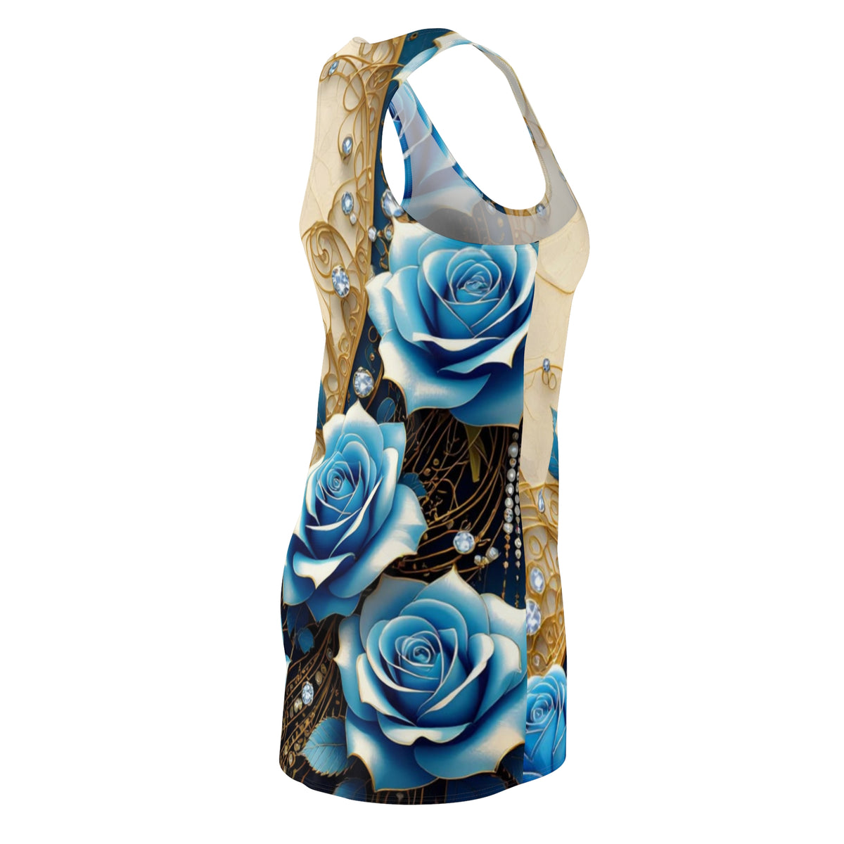 Women's Cut & Sew Racerback Dress (AOP)