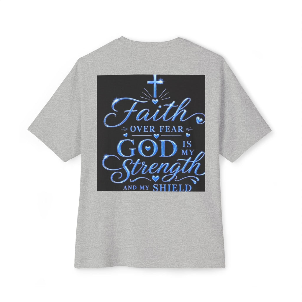 Faith Over Fear Tee — "God is My Strength" Christian T‑Shirt